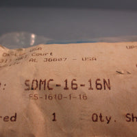 DKLOK SDMC 1616N Connector Tube Adapter/Fitting Stainless Steel