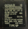 Gould ITE Q320 Circuit Breaker 3 Pole 20A 240VAC Type QP Cu/Al