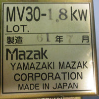 Yamazaki Mazak MV301.8KW AC Servo Drive Unit Servo Amplifier