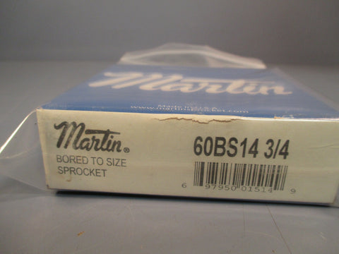 Martin Bored to Size Sprocket 60BS14 3/4