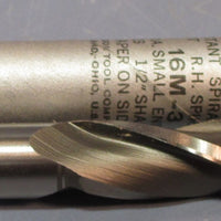 Weldon 1° Tapered End Mills T016M3 1/2" DIA 1/2" SHK 21/4" LOC USA