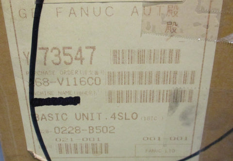 Fanuc A02B-0228-B502-01 Controller Series 18-TC