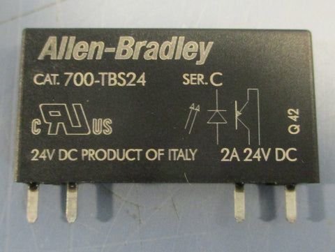 Allen Bradley 700-TBS24 Series C Solid State Relay 24 VDC 2 A