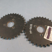 Lot of (2) Martin 40A32 Roller Chain Sprocket #40 32 Teeth, Single Row