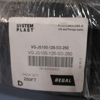 SYSTEM PLAST Flat Top Conveyor Chain Accessory/Guide 250 FT VGJS100125SD250