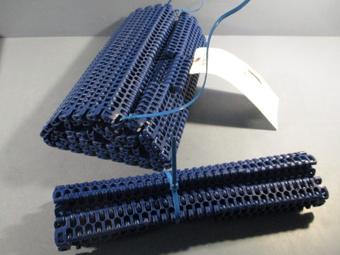 Intralox 2400 Ser Radius Flush Grid Acetal Blue Belt 16" Wide 10ft Length 378539