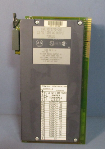 Allen-Bradley 12 to 120 AC Output Module  1771-OAD