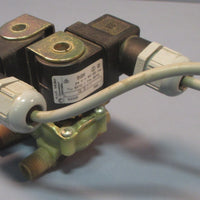 AUK Muller SVGW 93325 Double Valve Assembly w/ Body 24V 50/60Hz Used