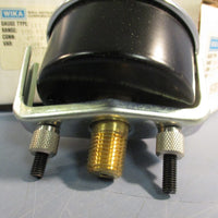 Lot of (2) WIKA Gauge Type 111.10 2.5 0-100 psi/Kpa 1/4" NPT U-Clamp 9670777