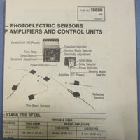 Eaton Cutler Hammer E66SXX2RB Photoelectric Diffuse Reflective Sensor 10mm Max