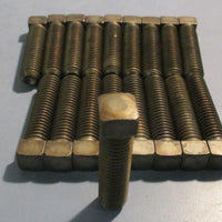 Square Head Screws 2 3/8" Length 1/2" Thread Diameter 1/2" Head size Lot of 18