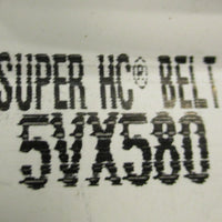Gates 5VX580 Super HC Belt Cogged VBelt 5/8" Top Width 58" Nominal Outside L