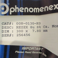 Phenomenex 00H0130K0 Rezex 8u 8% Ca Monos HPLC Column 300 x 7.80mm