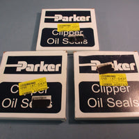 Lot of (3) Parker 1QTR16 JM Split Clipper Oil Seal, Rubber