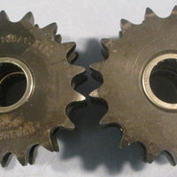 Brewer D50B17 Idler Sprocket 1" Bore 2Row 17 Teeth Per Row 13/4" W (Lot of 2)