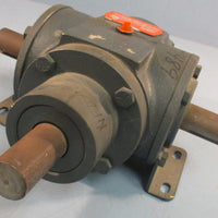 Hub City 022000517 Right Angle Bevel Speed Reducer 1:1 Ratio Model 11