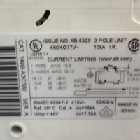 Allen Bradley 1489-A3C300 Miniature Circuit Breaker 30A 3P Series A