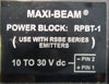 Banner RPBT-1 Maxi-Beam Power Block Photo-Electric Emitter Sensor 10-30VDC 25697