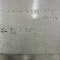 Metromatic 1418SS1 Ampule & Vial Washer Benchtop Batch Washing Ampoule Cleaner