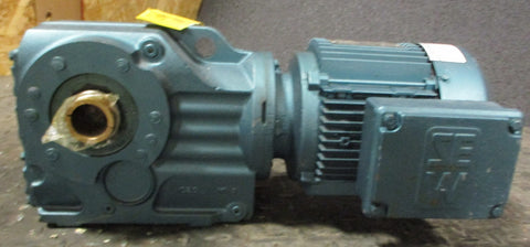 Sew Eurodrive KT67TDT90L4-KS Gearmotor DFT90L4-KS 60.66:1 2 HP 1720 RPM NOS