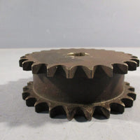 MARTIN DOUBLE SINGLE ROLLER CHAIN SPROCKET DS40A24