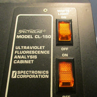 Spectroline CL150 Fluorescence Analysis Cabinet 115V 60Hz 3A Short Wave 254nm