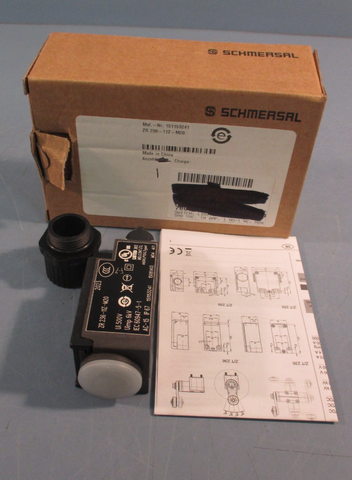 Schmersal ZR236-11-Z-M20 Limit Switch ZR23611ZM20, Roller Plunger, 500VAC IP67