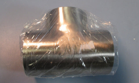 VNE 6303 304L Stainless 2075599 E7WWW3.0 Butt Weld Tee 3" SS NWOB