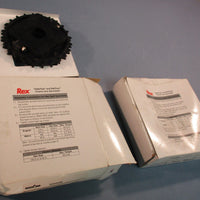 Rexnord NS850024T 11/4 Molded Split Sprocket 61418612 24 Teeth Lot of 2