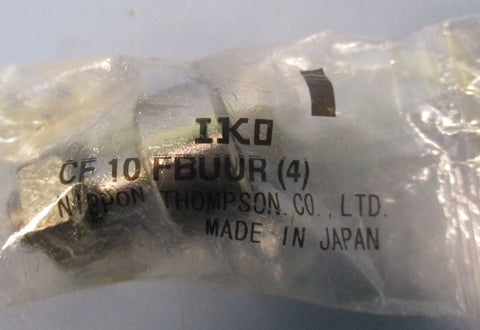 Lot of 6 IKO CF10FBUUR Cam Followers 22 mm Roller OD, 9.75 mm Thread OD