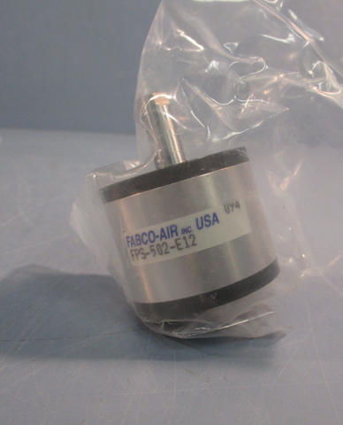 FABCO-AIR FPS-502-E12 PNEUMATIC AIR CYLINDER 1-1/8IN BORE 1/2IN STROKE