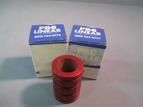 PBC LINEAR CYLINDRICAL BEARING LOT OF TWO FLC16F