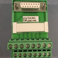 PHOENIX CONTACT 2281199 FLKM-D15 SUB/B POWER TERMINAL BLOCK