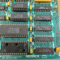 Merrick 19606 Memory Control Board - Used