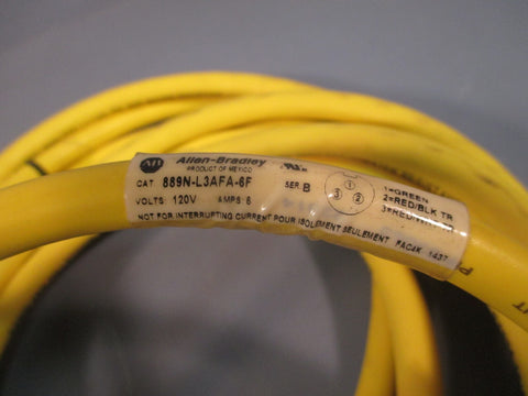 ALLENBRADLEY QD CORDSET SERIES B 889NL3AFA6F