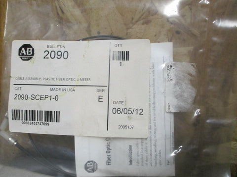 Allen-Bradley Fiber Optic Cable Assembly 1 Meter Series E 2090-SCEP1-0