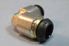 Lot of 5 Parker XEPB10 Prestolok Nickel Plated Brass Elbow Push Fittings NWOB