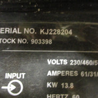 Miller Gold Star 302 CCDC Welding Power Source 903398 w/ Cart 230/460/575V 3PH