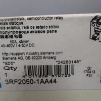 SIEMENS Semiconductor Relay 3RF20501AA44