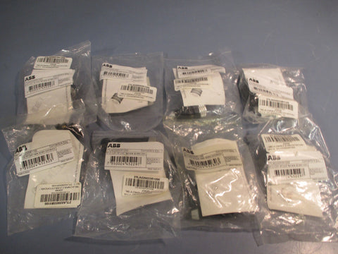 (Lot of 8) ABB Connectors (3) Male 2TLA020055R1100 (5) Female 2TLA020055R1000