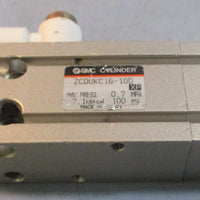 SMC ZCDUKC1610D Compact Cylinder 16mm Bore 10mm Stroke 100psi Max