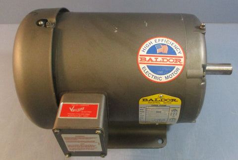 Baldor M3610 3-Phase Motor 36A11-105 208-230/460V 7/8" Shaft Dia Missing Fan