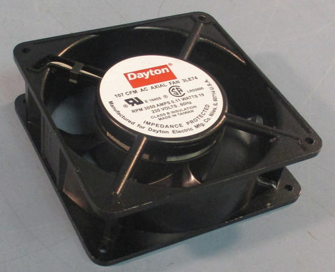Dayton 3LE74 Axial Fan 230V 60Hz 1 Phase 411/16 In Width 107 CFM