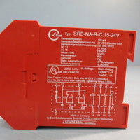 Schmersal SRB-NA-R-C15-24V Safety Relay 120mA 24VDC 250VAC