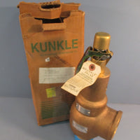 Kunkle 6010JHM01-AM0075 Safety Relief Valve 2" 75PSI Set Pressure 2in.x2-1/2in