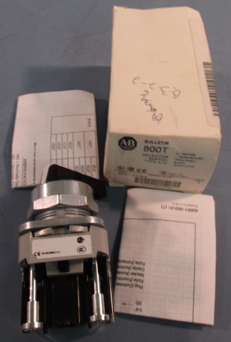 Allen Bradley 800T-H19A Selector Switch Series T, 2 Position Spring Return