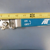 AT Controls 1" 55TH0100XXX 3 Piece Air Operated Manual Ball Valve