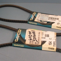 LOT OF (2) DAYCO 15420 ACCESSORY DRIVE BELT, TOP COG