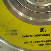 Interroll 80i Pulley Conveyor Drum Motor 3PH, 0.16HP IP66 vN: 158fpm