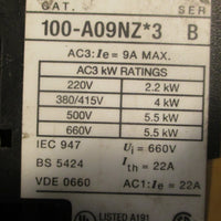 Allen Bradley 140MN0063 Ser C Motor Protector 100A09NZ*3 Contactor Lot of 8